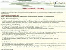 Tablet Screenshot of apo-coach.de